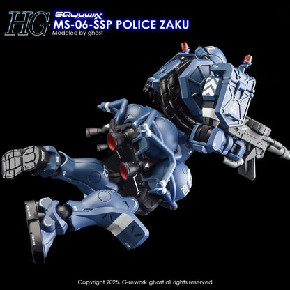 [HG] [GQ] POLICE ZAKU Water Decal