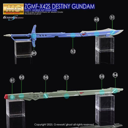 [MG] SEED DESTINY GUNDAM Water Decal