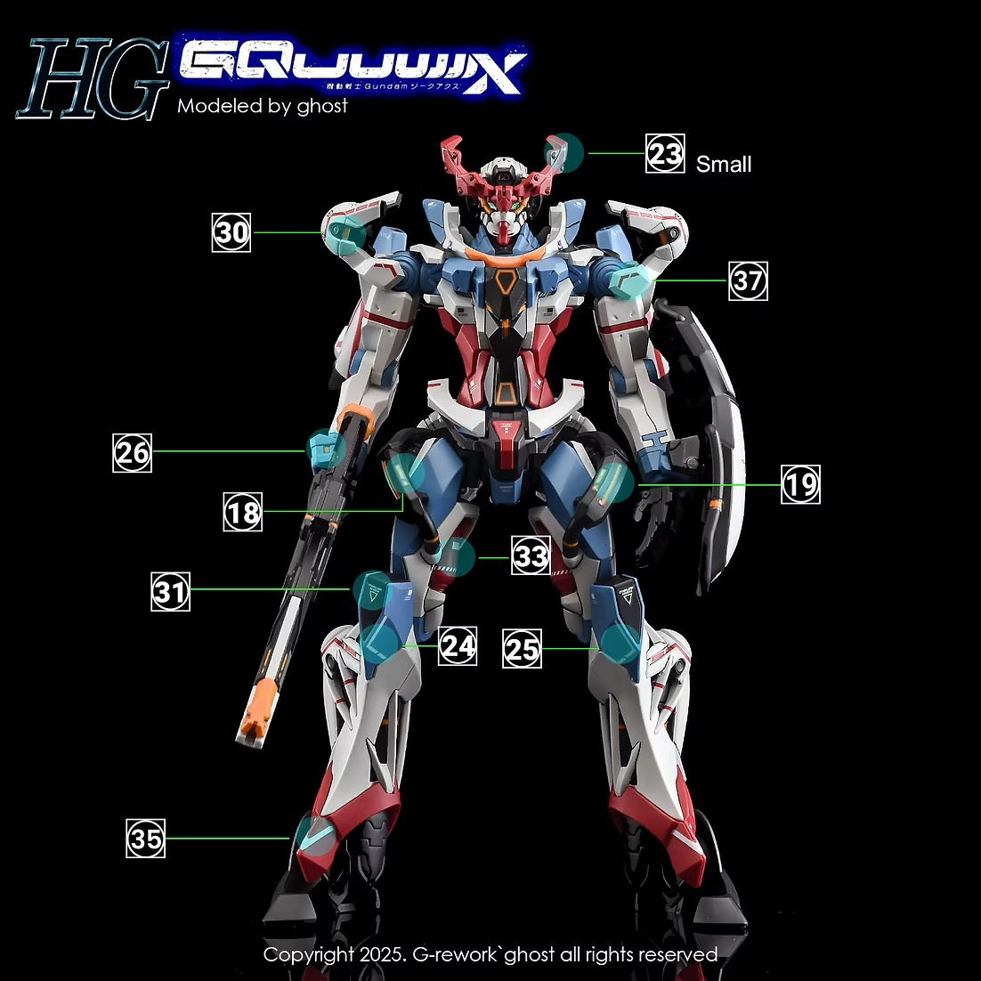[HG] [GQ] Gquuuuuux Water Decal