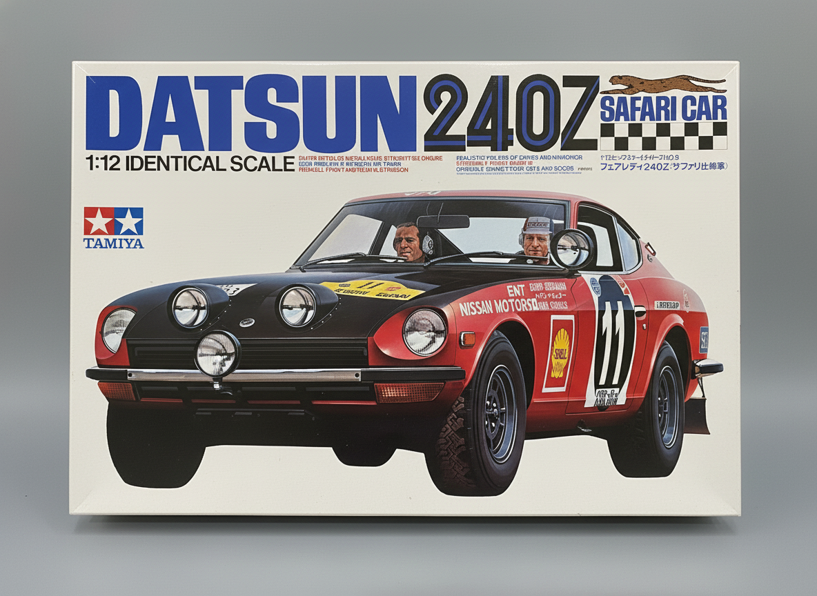 Tamiya Big Scale Series No.8 - 1/12 - Datsun 240Z Safari Car 1971