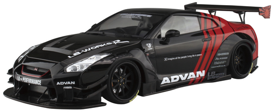 Aoshima Liberty Walk 1/24 R35 GT-R Type 2 Ver.2 Plastic Model (Renewal)