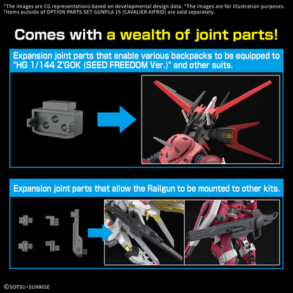 OPTION PARTS SET GUNPLA 15 (CAVALIER AIFRID)