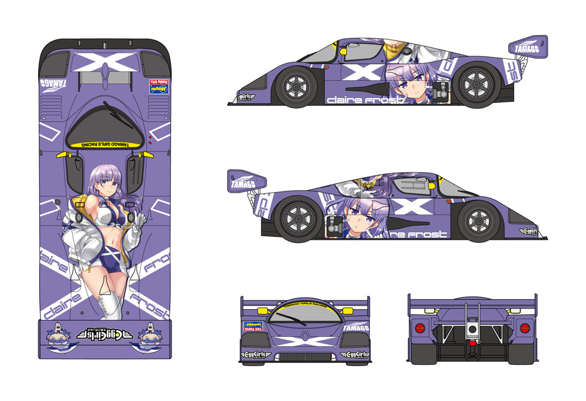 1/24 SAUBER MERCEDES C9 “Claire Frost” w/FIGURE