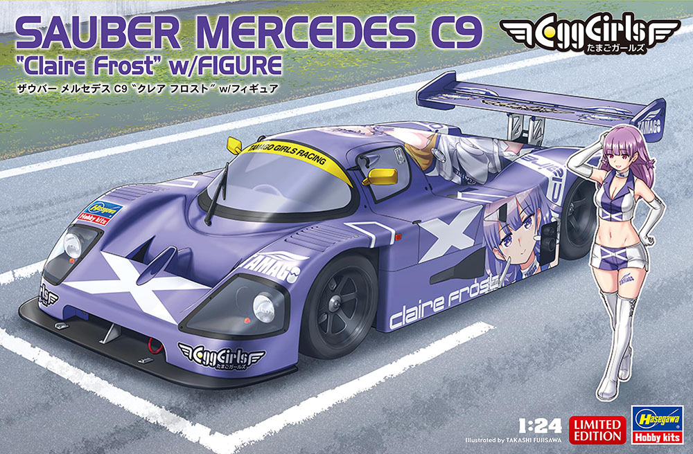 1/24 SAUBER MERCEDES C9 “Claire Frost” w/FIGURE