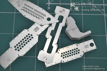 Madworks AW-135 Scribing Templates