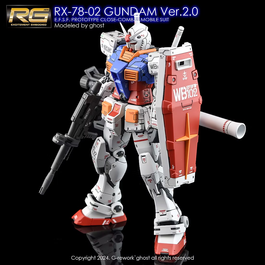 [RG] RX-78-2 GUNDAM Ver.2.0 Water Decal
