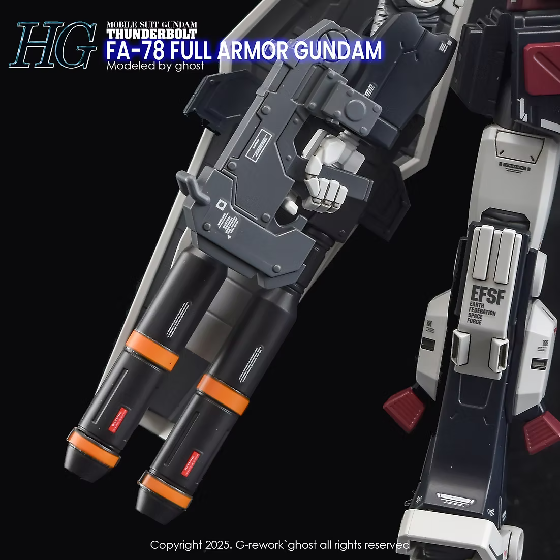[HG] [THUNDERBOLT] FULLARMOR GUNDAM Water Decal