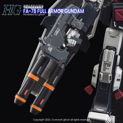 [HG] [THUNDERBOLT] FULLARMOR GUNDAM Water Decal