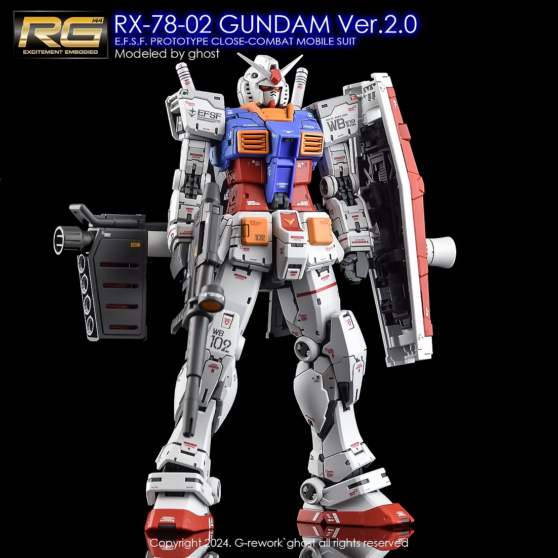 [RG] RX-78-2 GUNDAM Ver.2.0 Water Decal