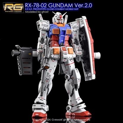 [RG] RX-78-2 GUNDAM Ver.2.0 Water Decal