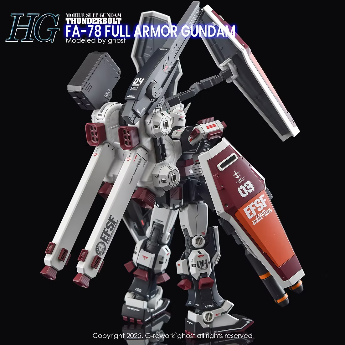 [HG] [THUNDERBOLT] FULLARMOR GUNDAM Water Decal
