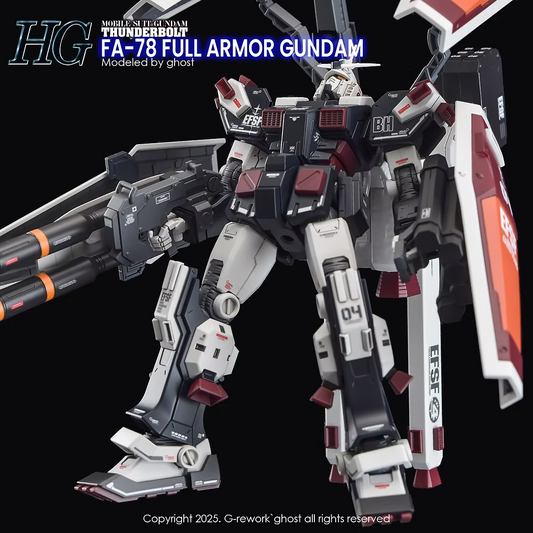 [HG] [THUNDERBOLT] FULLARMOR GUNDAM Water Decal