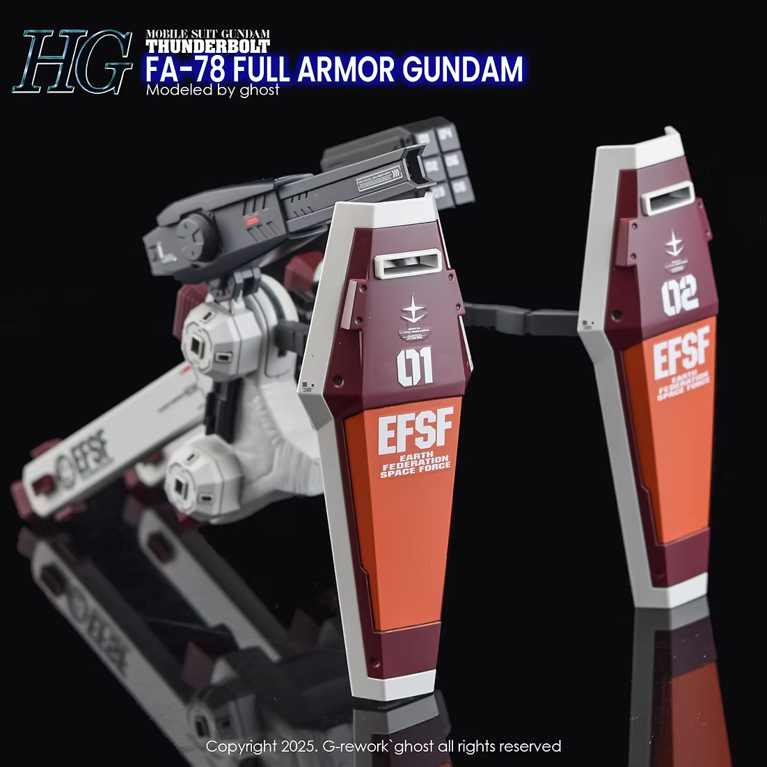 [HG] [THUNDERBOLT] FULLARMOR GUNDAM Water Decal