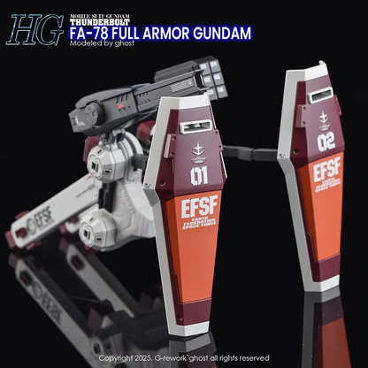 [HG] [THUNDERBOLT] FULLARMOR GUNDAM Water Decal