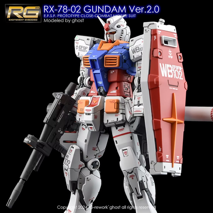 [RG] RX-78-2 GUNDAM Ver.2.0 Water Decal