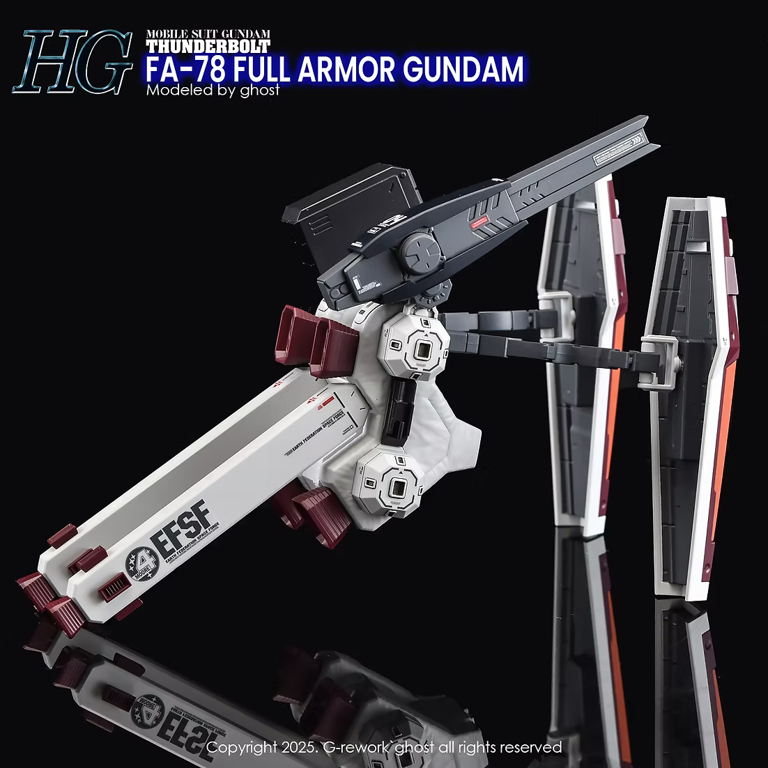 [HG] [THUNDERBOLT] FULLARMOR GUNDAM Water Decal