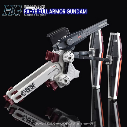 [HG] [THUNDERBOLT] FULLARMOR GUNDAM Water Decal