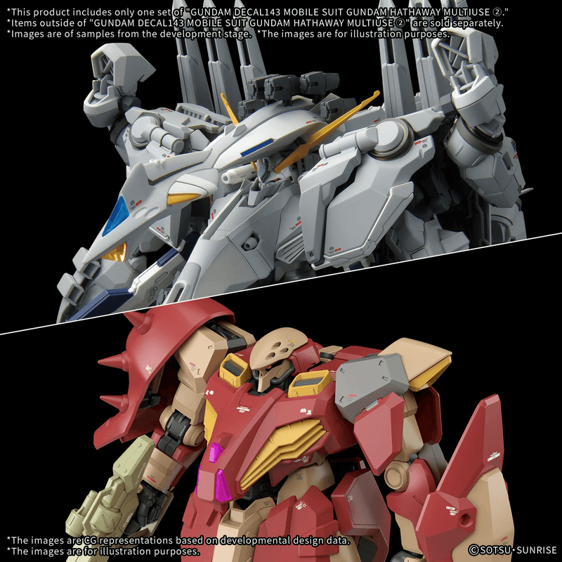 (PRE-ORDER) Gundam Decal 143 Hathaway Multiuse ②