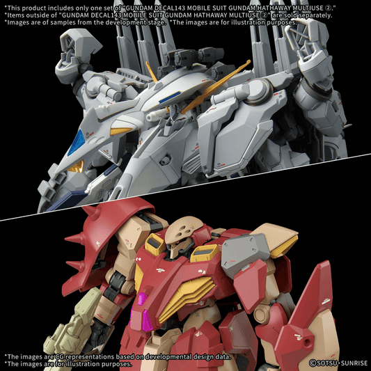(PRE-ORDER) Gundam Decal 143 Hathaway Multiuse ②