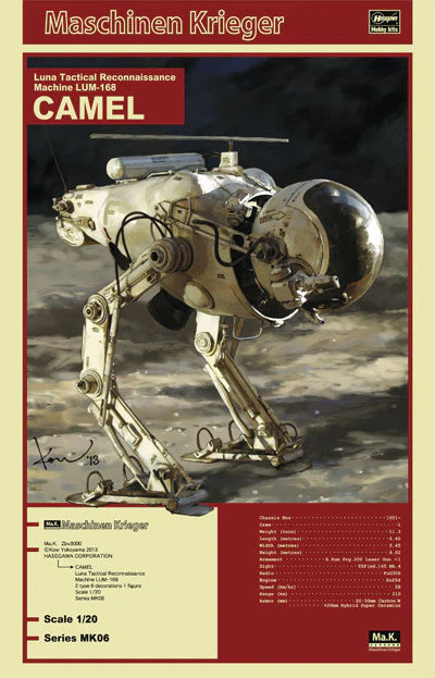 Ma.K 1/20 CAMEL (Luna Tactical Reconnaissance Machine LUM-168) – Series MK06
