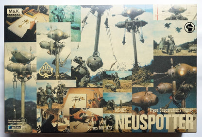 WAVE 1/20 Maschinen Krieger NEUSPOTTER 28cm Model Kit MK-073 40th Anniv. Box NEW